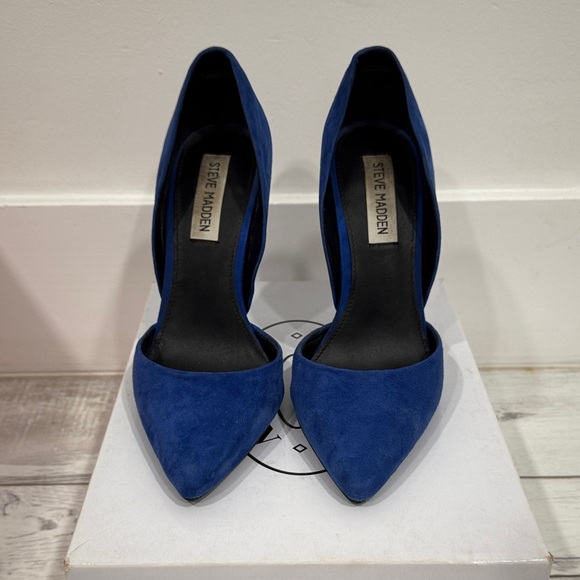 Steve Madden Royal Blue Heels - Picture 1 of 2